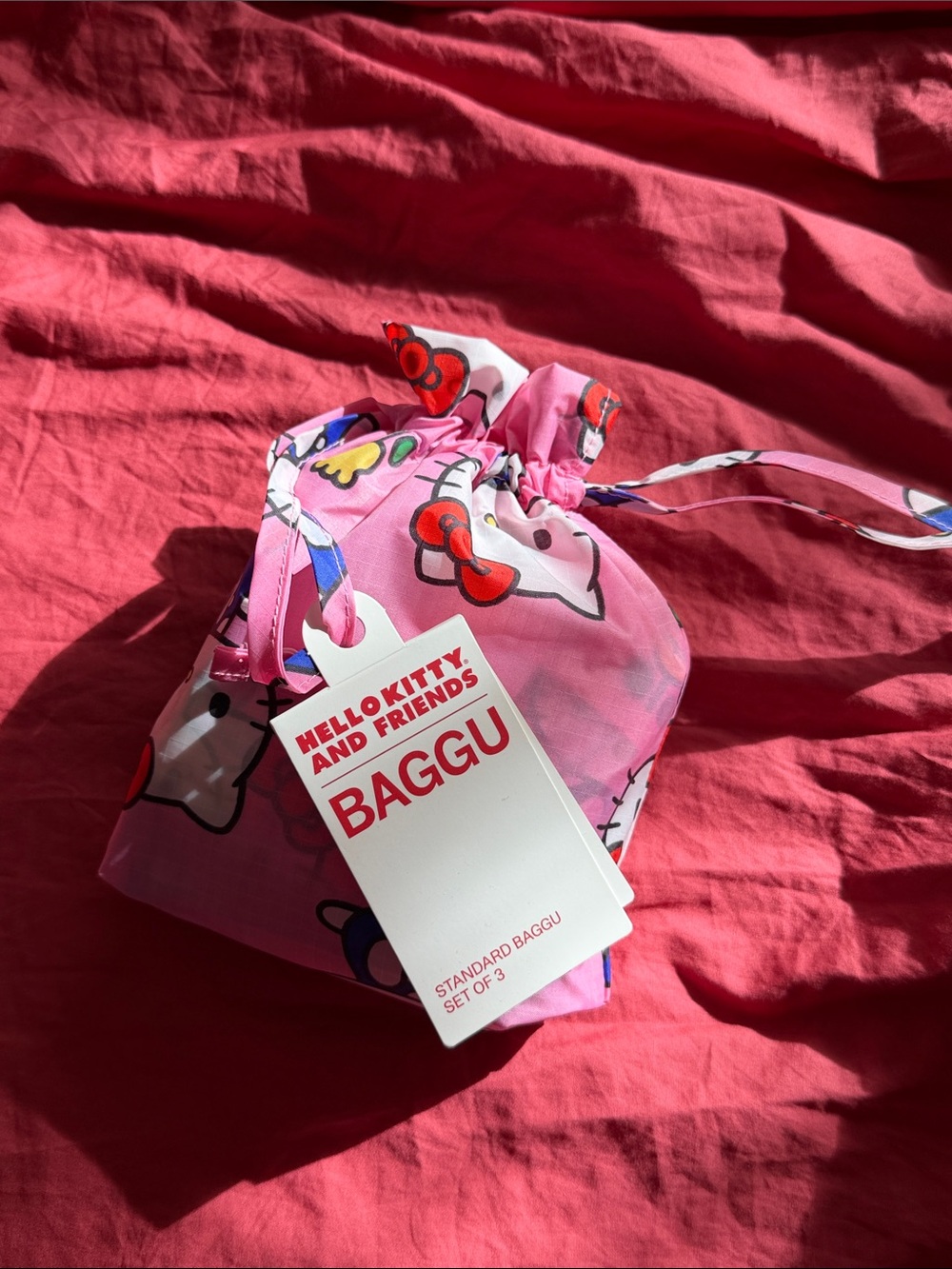 BAGGU Hello Kitty and Friends x Baggu Standard Bags 3-pc Set